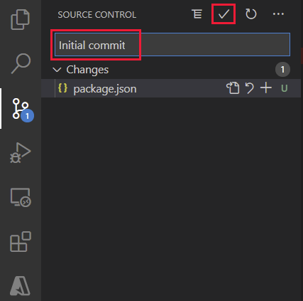 Menyelesaikan penerapan awal ke repositori