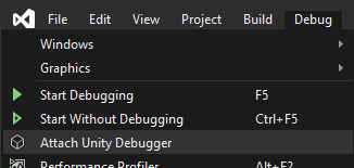 Lampirkan Unity Debugger