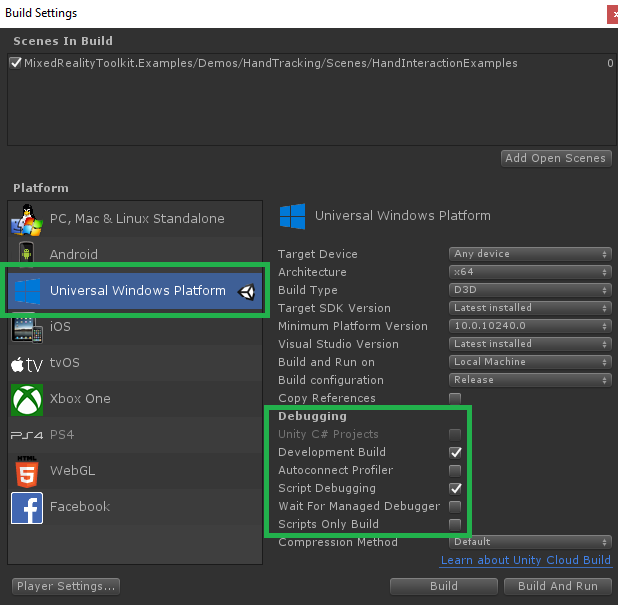 Pengaturan Build UWP